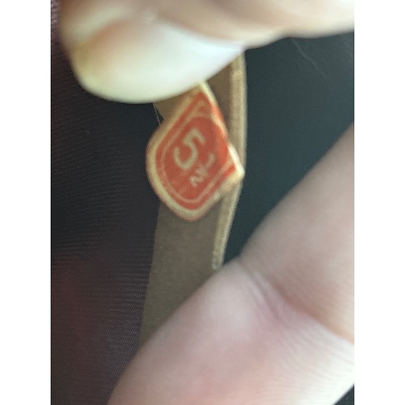 Borsalino A Carras Atenes Fur Felt Wool Fedora Hat Brown Ribbon Detail Mens 5.5 - Picture 9 of 12